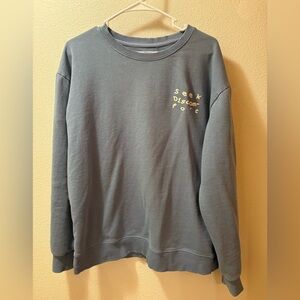 Seek Discomfort Blue Sweatshirt